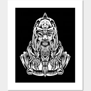 Medieval Norse Mythology - Viking God Odin Posters and Art